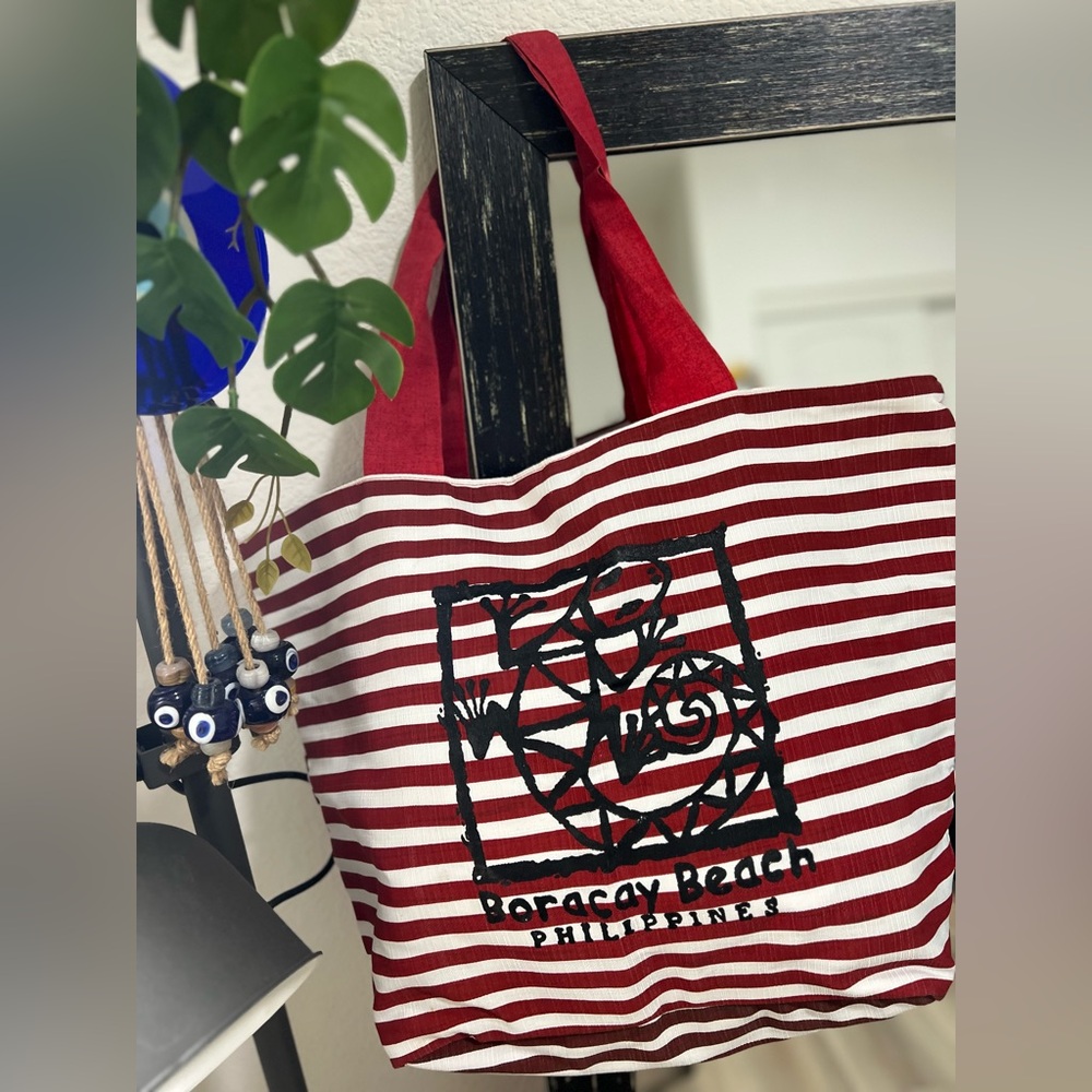 Souvenir Tote Bag with Zipper